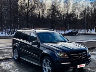2012 Mercedes-Benz GL-Класс 500 I (X164) Рестайлинг, чёрный, 1850000 рублей, вид 3