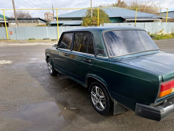 2007 Lada (ВАЗ) 2107, зелёный, 135000 рублей - вид 2