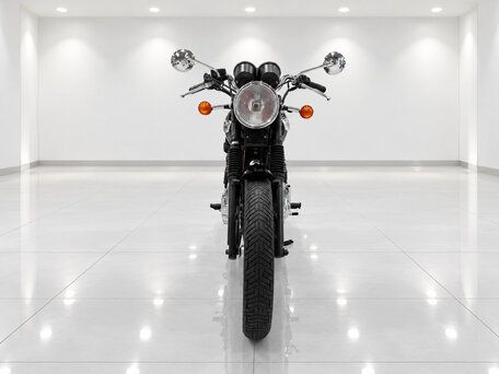 2007 Triumph Bonneville T100, чёрный, 472799 рублей, вид 2