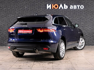 2019 Jaguar F-Pace I, синий, 3350000 рублей, вид 4