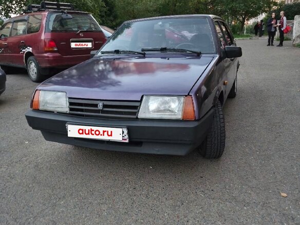 2001 Lada (ВАЗ) 2109, фиолетовый - вид 2