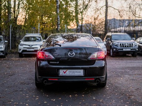 2008 Mazda 6 II (GH), чёрный, 590000 рублей, вид 4
