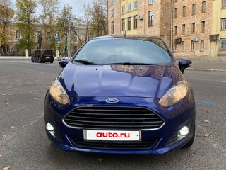 2016 Ford Fiesta Mk6 Рестайлинг, синий, 810000 рублей, вид 3