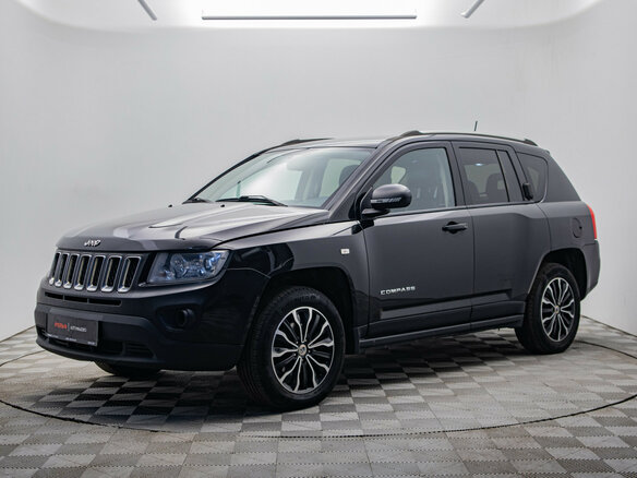 2012 Jeep Compass I Рестайлинг, чёрный, 839000 рублей