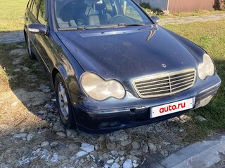 2003 Mercedes-Benz C-Класс 220 II (W203), синий, 375000 рублей, вид 2
