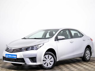 2014 Toyota Corolla XI (E160, E170, E180), серебристый, 1599000 рублей, вид 3
