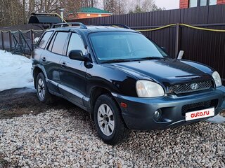 2001 Hyundai Santa Fe I, чёрный, 475000 рублей, вид 2
