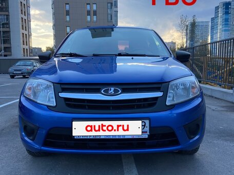 2018 Lada (ВАЗ) Granta I, синий, вид 1