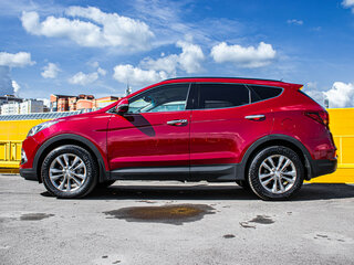2015 Hyundai Santa Fe III Рестайлинг, красный, 1698000 рублей, вид 4