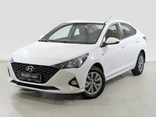 2022 Hyundai Solaris II Рестайлинг, белый, 1455000 рублей, вид 1