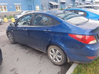 2012 Hyundai Solaris I, синий, 550000 рублей, вид 3