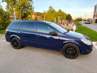 2007 Opel Astra H Рестайлинг, синий, 450000 рублей, вид 3
