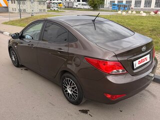 2015 Hyundai Solaris I Рестайлинг, коричневый, 1050000 рублей, вид 4