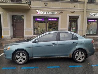 2007 Mitsubishi Lancer X, голубой, 450000 рублей, вид 4