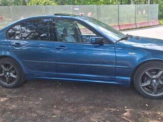 2002 BMW 3 серии 318i IV (E46) Рестайлинг, синий, 560000 рублей, вид 4