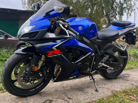2006 Suzuki GSX-R 600, синий, 750000 рублей, вид 5