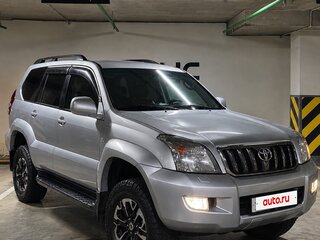 2008 Toyota Land Cruiser Prado 5-speed 120 Series Рестайлинг, серебристый, 2035000 рублей, вид 2
