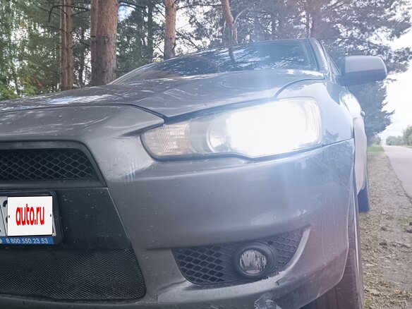 2008 Mitsubishi Lancer X, серый, 400000 рублей - вид 1