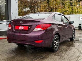 2012 Hyundai Solaris I, фиолетовый, 719000 рублей, вид 3