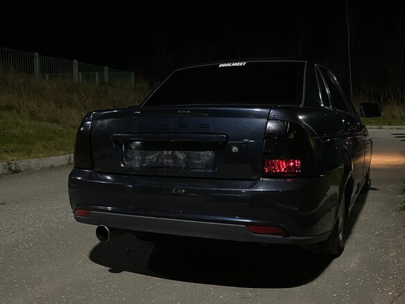 2007 Lada (ВАЗ) Priora I, серый, 180000 рублей - вид 6