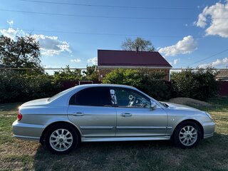 2008 Hyundai Sonata ТагАЗ IV (EF) Рестайлинг, серебристый, 360000 рублей, вид 3
