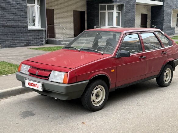 1990 Lada (ВАЗ) 2109, красный, 85000 рублей - вид 1