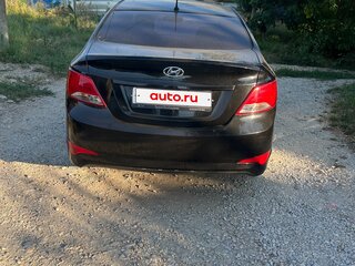 2015 Hyundai Solaris I Рестайлинг, чёрный, 1050000 рублей, вид 4