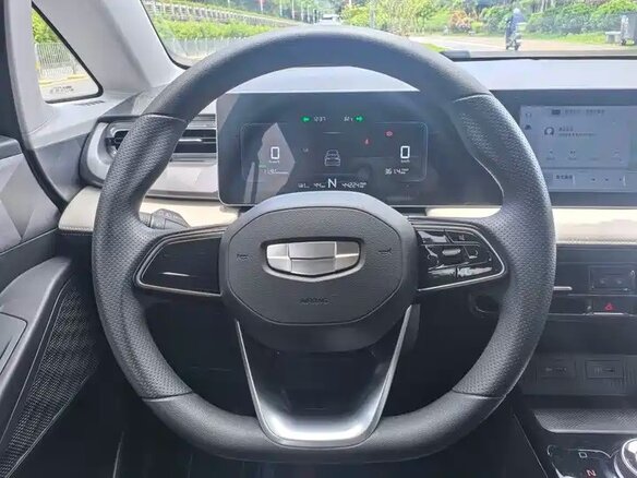 2023 Geely Geometry E 33.5 kWh, голубой - вид 11