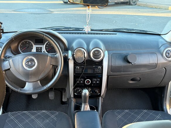 2015 Lada (ВАЗ) Largus Cross I, серый, 670000 рублей - вид 11