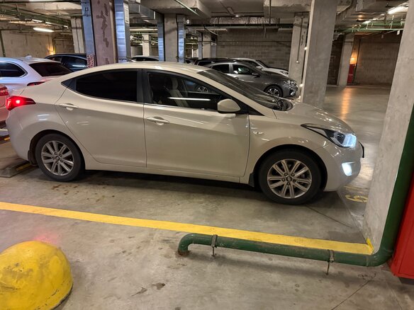 2014 Hyundai Elantra V (MD) Рестайлинг, бежевый, 980000 рублей - вид 2