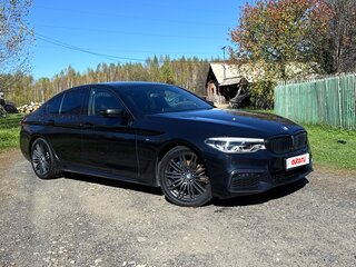 2018 BMW 5 серии 530d xDrive VII (G30/G31/G38), чёрный, 4100000 рублей, вид 3