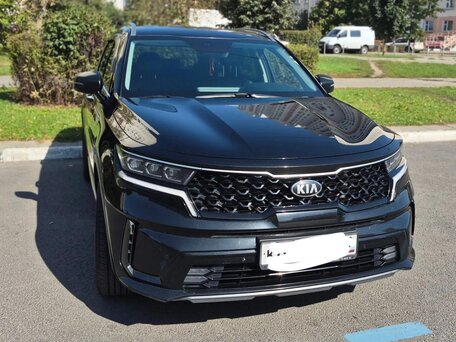 2021 Kia Sorento IV, чёрный, 3690000 рублей, вид 4