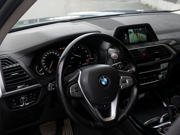 2018 BMW X3 20i xDrive III (G01), синий, 3730000 рублей - вид 7