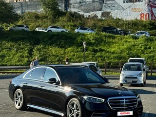 2022 Mercedes-Benz S-Класс 400 d 4MATIC VII (W223), чёрный, 7700000 рублей, вид 5
