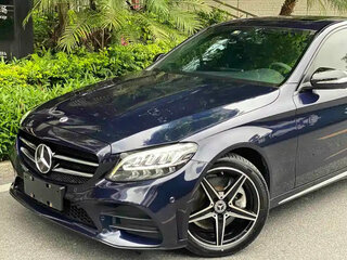 2019 Mercedes-Benz C-Класс 180 IV (W205) Рестайлинг, синий, 1949002 рублей, вид 2