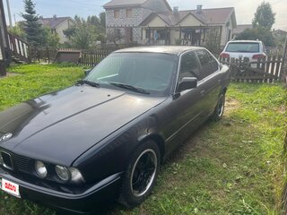 1991 BMW 5 серии 520i III (E34), чёрный, 300000 рублей, вид 1
