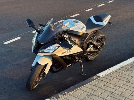 2014 Kawasaki ZX-10R Ninja, белый, 1050000 рублей, вид 2