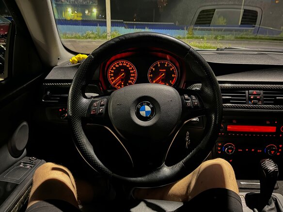 2008 BMW 3 серии 320i V (E90/E91/E92/E93), голубой, 1300000 рублей - вид 8