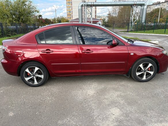 2008 Mazda 3 I (BK) Рестайлинг, красный, 499990 рублей - вид 2
