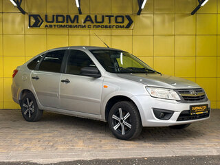 2014 Lada (ВАЗ) Granta I, серебристый, 319000 рублей, вид 3