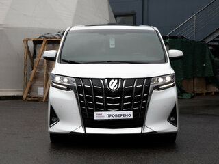 2019 Toyota Alphard III Рестайлинг, белый, 4313077 рублей, вид 4