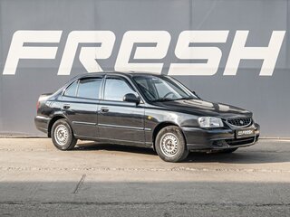 2007 Hyundai Accent ТагАЗ II, чёрный, 429000 рублей, вид 1