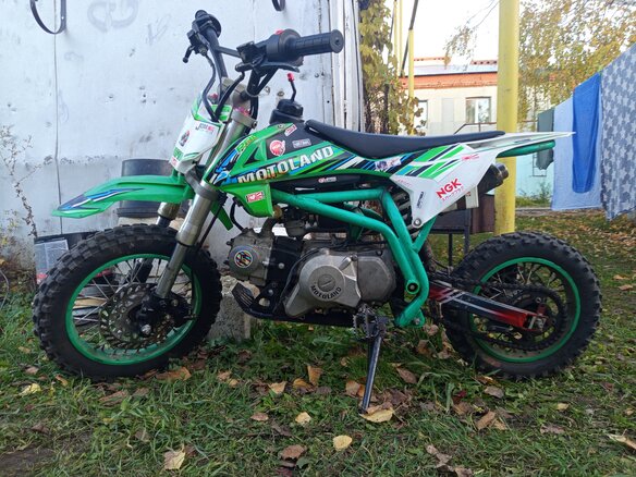 2021 Motoland CRF10, зелёный, 29000 рублей