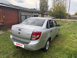 2013 Lada (ВАЗ) Granta I, серебристый, 320000 рублей, вид 4
