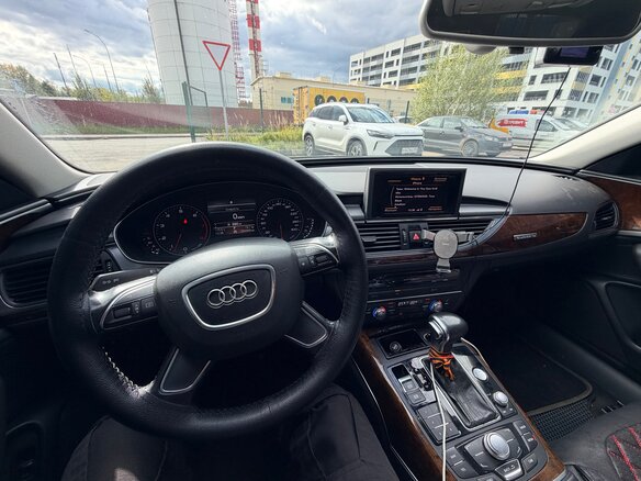 2013 Audi A6 IV (C7), чёрный - вид 14