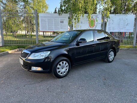 2012 Skoda Octavia II (A5) Рестайлинг, чёрный, 720000 рублей, вид 1