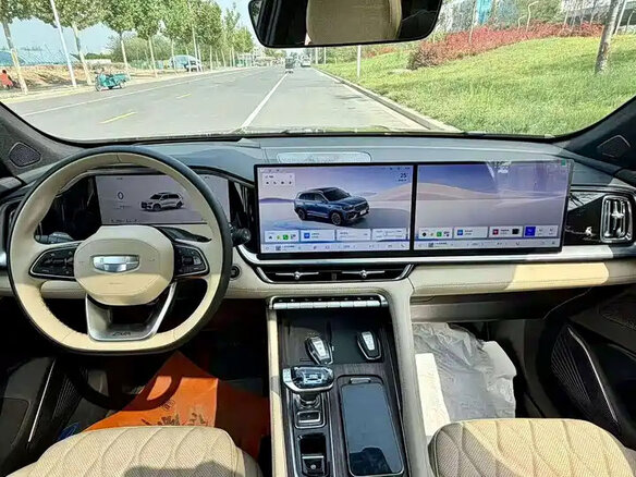 2026 Geely Monjaro (Xingyue L) I Рестайлинг 2 (China Market), чёрный, 3878208 рублей - вид 5