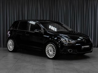 2012 Volkswagen Golf VI, чёрный, 819000 рублей, вид 1