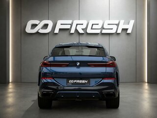 2021 BMW X6 40i III (G06), синий, 8250000 рублей, вид 4