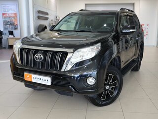 2017 Toyota Land Cruiser Prado 150 Series Рестайлинг 1, чёрный, 3300000 рублей, вид 2